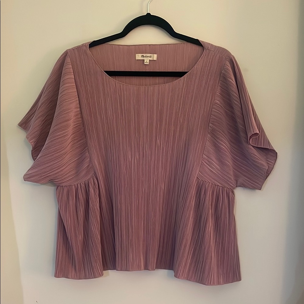 Textured Pink Top